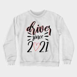 Passing Driving License 2021 gift passed driving test | driver's license Crewneck Sweatshirt